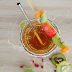 Pailles Inox Droites - Sachet de 10