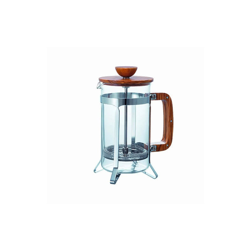 Cafetière piston bois d'olivier Hario 