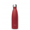 Bouteille Isotherme Inox Granite Rouge 500 ml