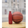 Bouteille Isotherme Inox Granite Rouge 500 ml