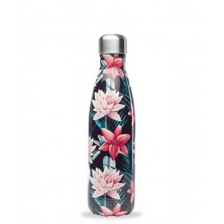 Bouteille Isotherme Inox 500 ml Fleur Noire Collection limitée