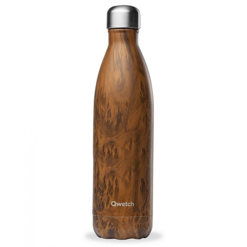Bouteille Isotherme Inox Wood 750 ml 
