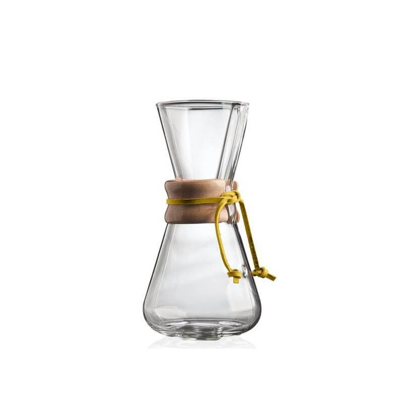Lacet en cuir jaune pour collier en bois Chemex® 3 tasses Chemex - 1
