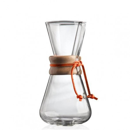 Lacet en cuir orange pour collier en bois Chemex® 3 tasses Chemex - 1