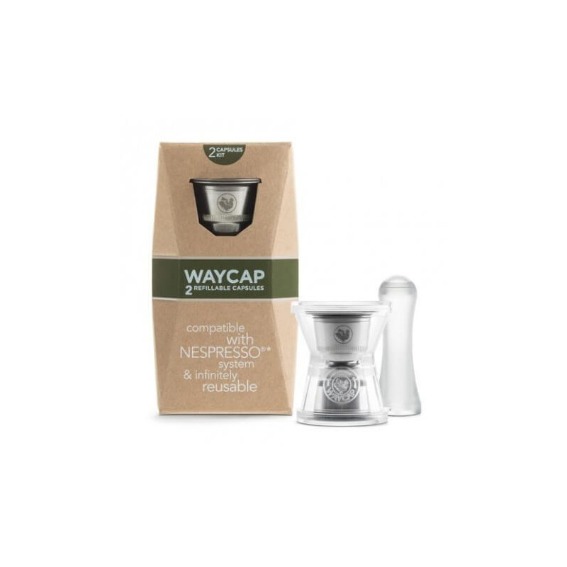 Capsule Inox réutilisable WayCap Complete Kit – 2 Capsules WayCap - 1