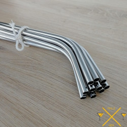 Pailles Inox Courbées réutilisables  - Sachet de 10 PailleInox - 4