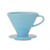 Dripper Hario V60 en céramique bleu clair 1/4 tasses Hario - 1