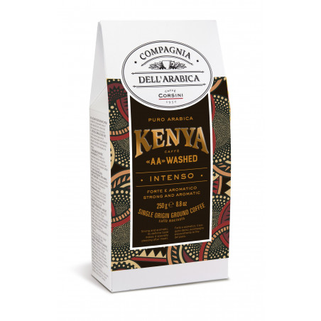 Café Moulu Kenya - Puro Arabica - Cie Dell Arabica - 250g Corsini - Cie Dell Arabica - 1