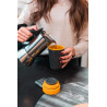 Tasse en matière recyclée - Circular & Co - 350 ml - noire et jaune Circular & Co - 2