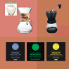 Coffret cadeau Vintage Coffee Lover - Chemex - Grains - 6 tasses  - 1
