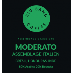 Café en Grains : Big Bang Coffee Moderato - 1kg - Chacun Son Café