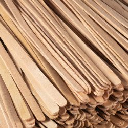 Agitateur : spatule à café en bois 14 cm - boîte de 1000 Thouy - 3