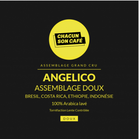 Café en Grain Angelico Mélange Doux - 1kg Chacun Son Café - 1