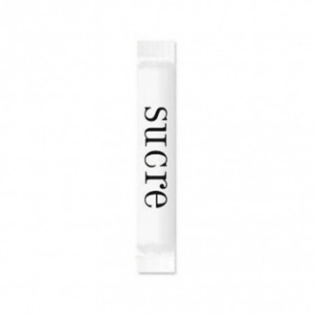 Sucre roux en poudre en sachet individuel 4 gr - carton de 500  - 1