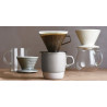 Dripper Kinto en porcelaine gris 4 tasses Kinto - 2