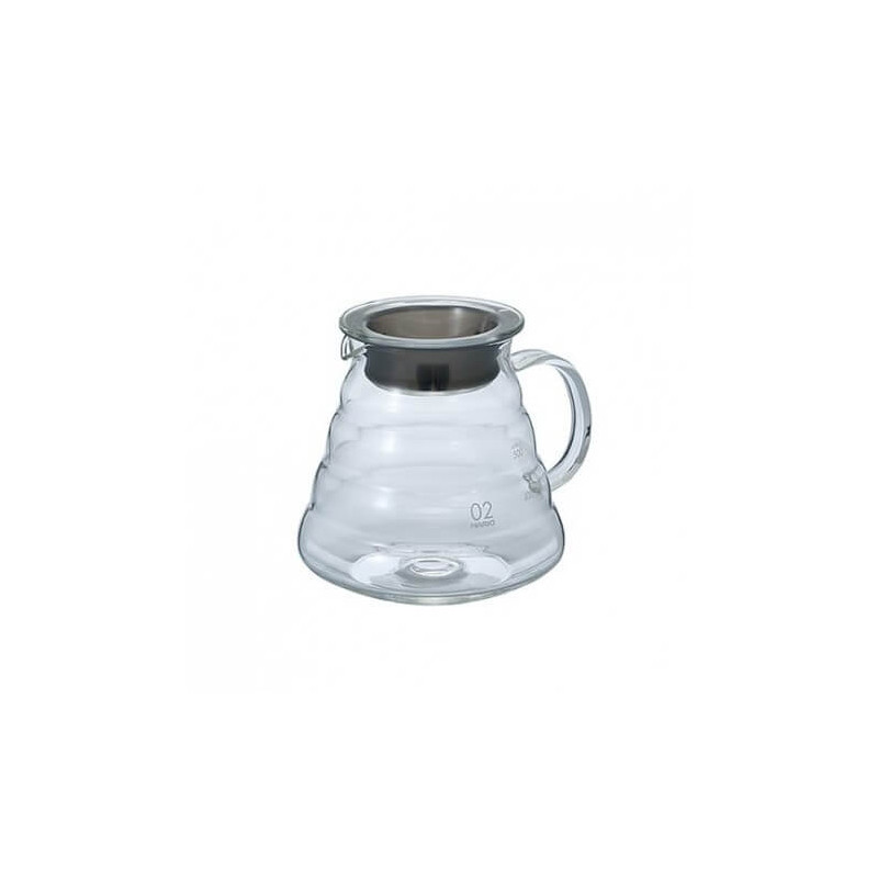 Carafe support en verre pour Dripper V60 Hario 2/5 tasses Hario - 1