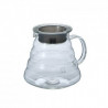 Carafe support en verre pour Dripper V60 Hario 2/5 tasses Hario - 1