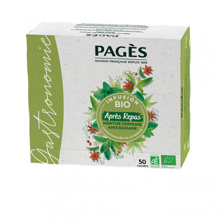 Infusion BIO Après-Repas (menthe, anis, verveine, badiane) Pagès - 2