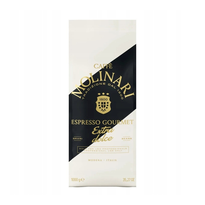 Café en Grains Qualità Gourmet - 100% Arabica - Molinari - 1kg