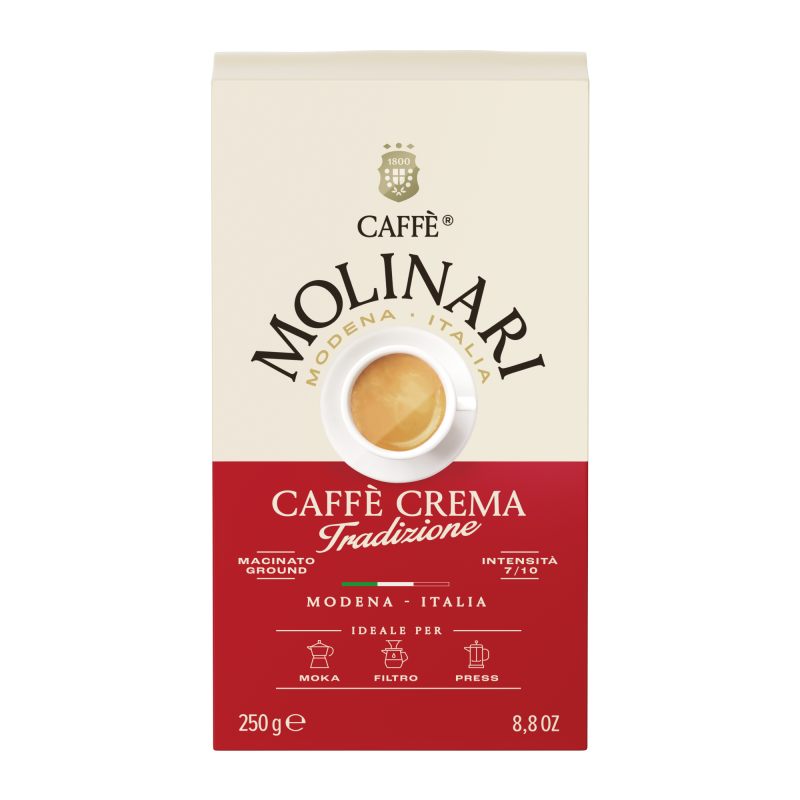 Café Moulu Crema Tradizione - Molinari - 250g