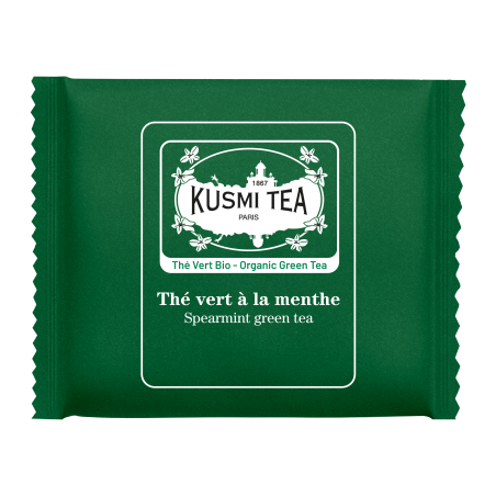 Thé vert à la menthe Bio...