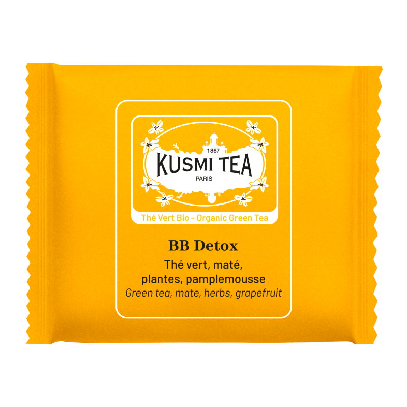 Thé BB Detox bio  Kusmi Tea  - Etui 20 sachets mousseline - 40gr