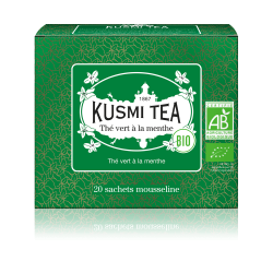 Thé Vert à la Menthe Bio...