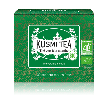 Thé Vert à la Menthe Bio...